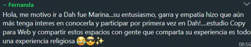 Testimonio Fernanda
