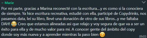 Testimonio Marie