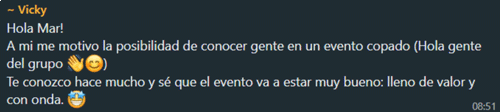 Testimonio Vicky
